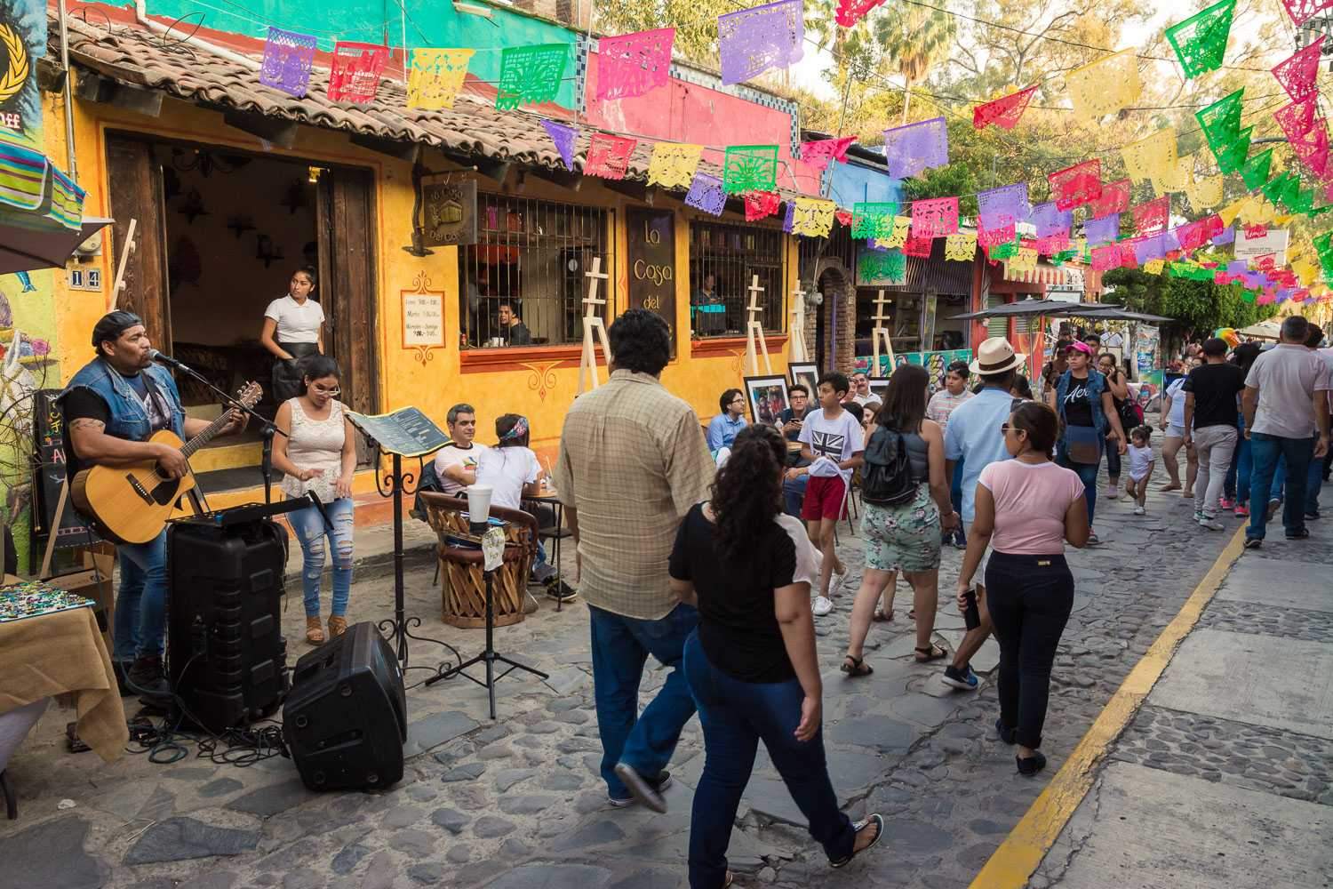 Outside La Casa Del Café at Morelos #14 in Ajijic, Mexico.