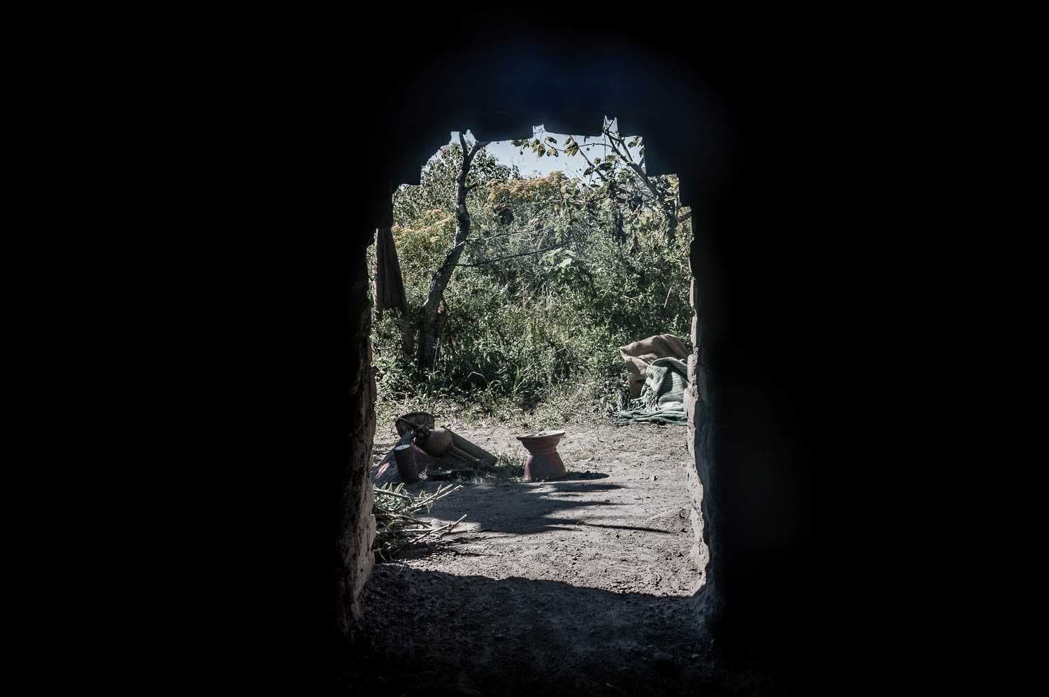 Dentro del temescal.