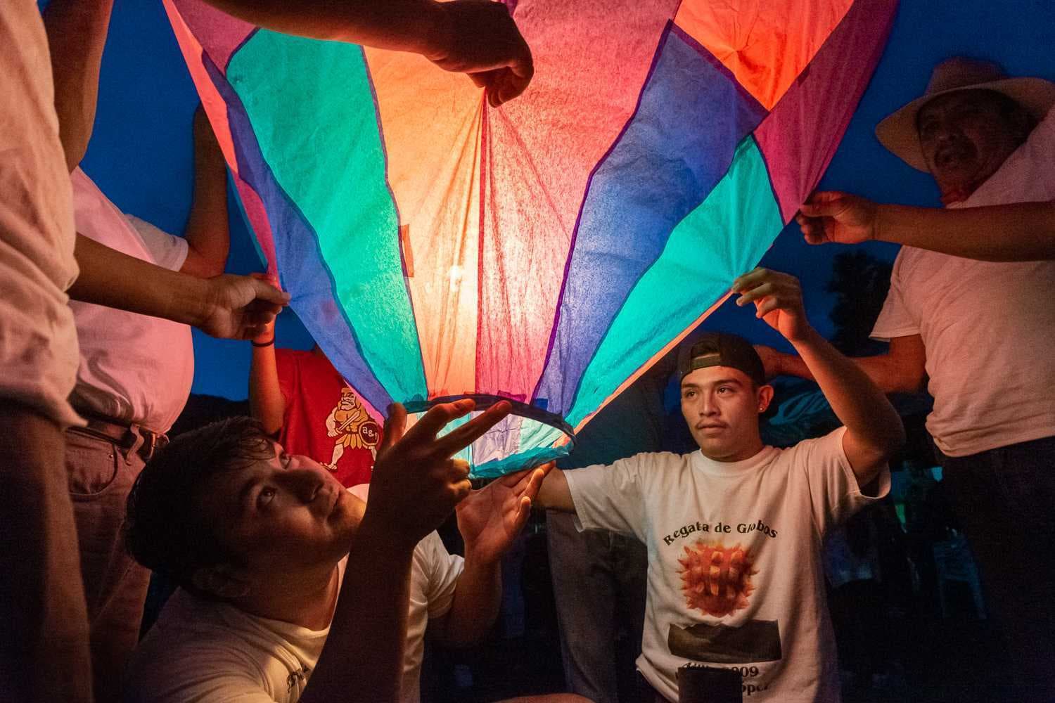 Regata de Globos in Ajijic, Mexico